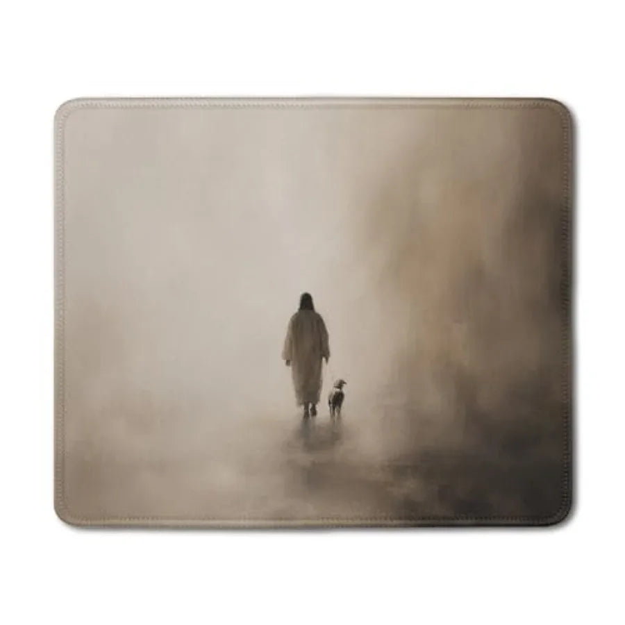 Watercolor Forest Christian Mouse Pad, Psalm 46:1Bible Verse Mouse Pads Mousepad for Desk Home Office Dorm Computers Laptop, Re
