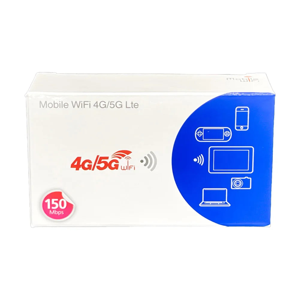 4G LTE Mobile WiFi Router with SIM Card Slot 150Mbps Wireless Router Repeater Mini Outdoor Hotspot for Home Office RV Camping