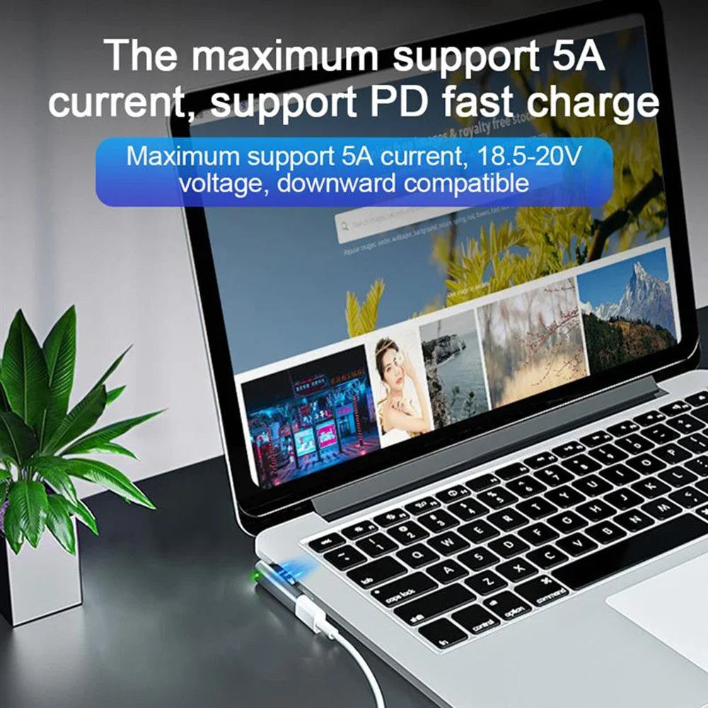 Type C Magnetic USB PD Adapter for Apple Magsafe 1 Magsafe 2 MacBook Pro USB C Female Fast Charging Magnet Plug Converter
