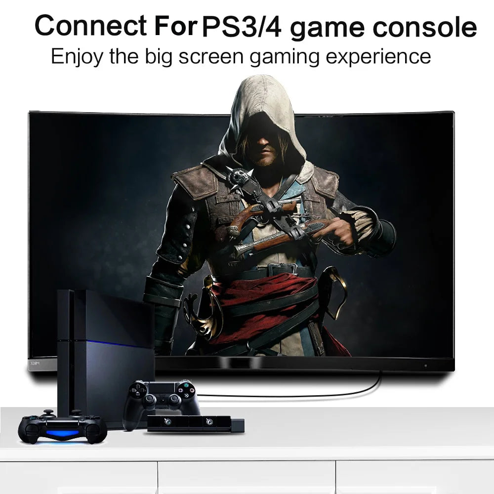 HDMI Cable HDMI to HDMI Cable for Switch PS4 Television TVBox Xbox 360 HD TV Computer Laptop 1.8m 10m Cable HDMI Video Audio