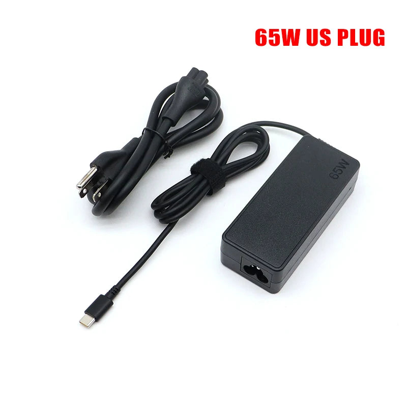 65W 20V 3.25A USB C Interface Power Supply Adapters For Lenovo ThinkPad Hp Yoga Dell ASUS Fast Charging TYPE C Laptop Charger