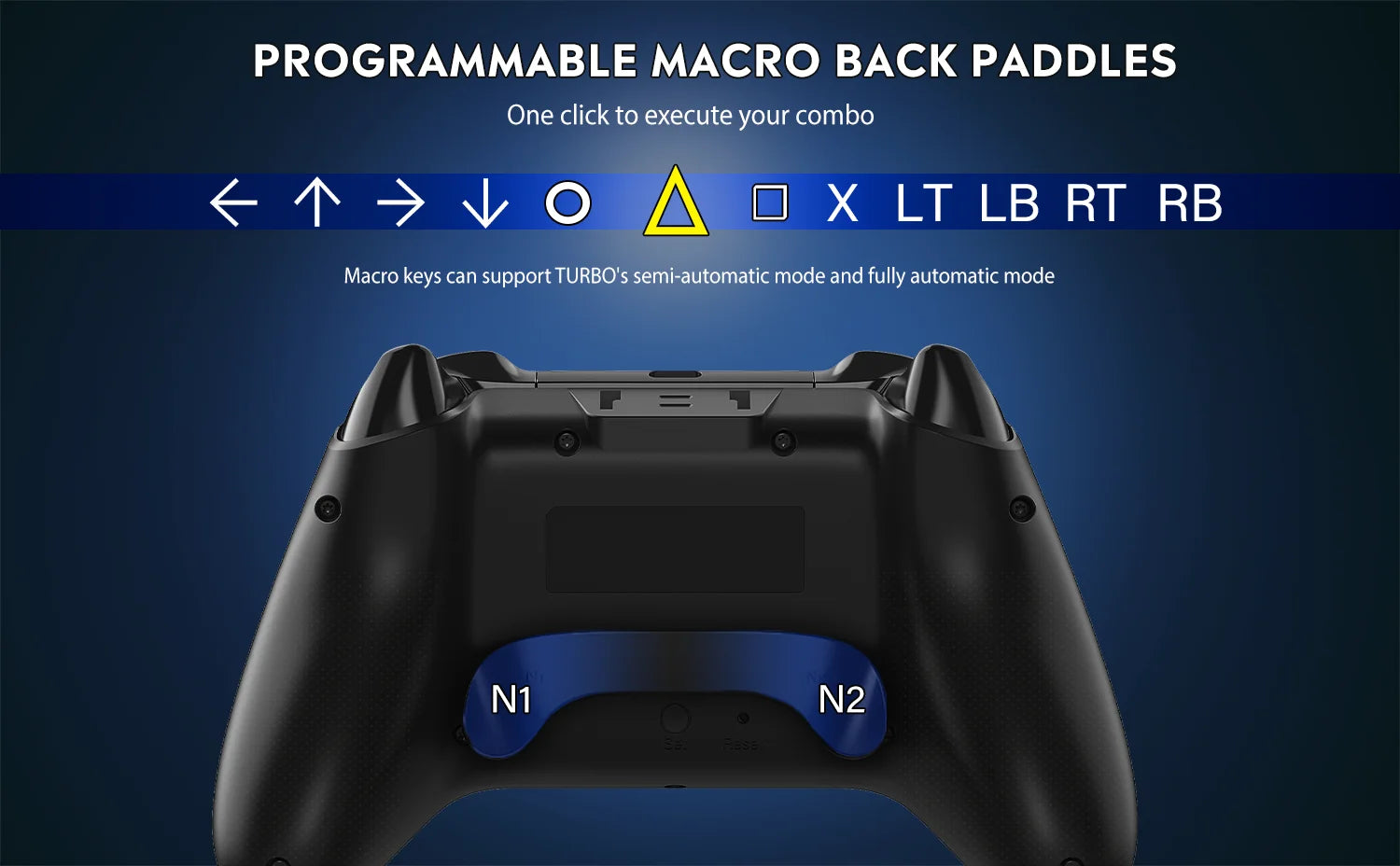 Original QRD Spark N5 Wireless Controller For PS4/PS3/IOS/Android/PC Hall Joystick Vibration Effect For PS5 Via Converter