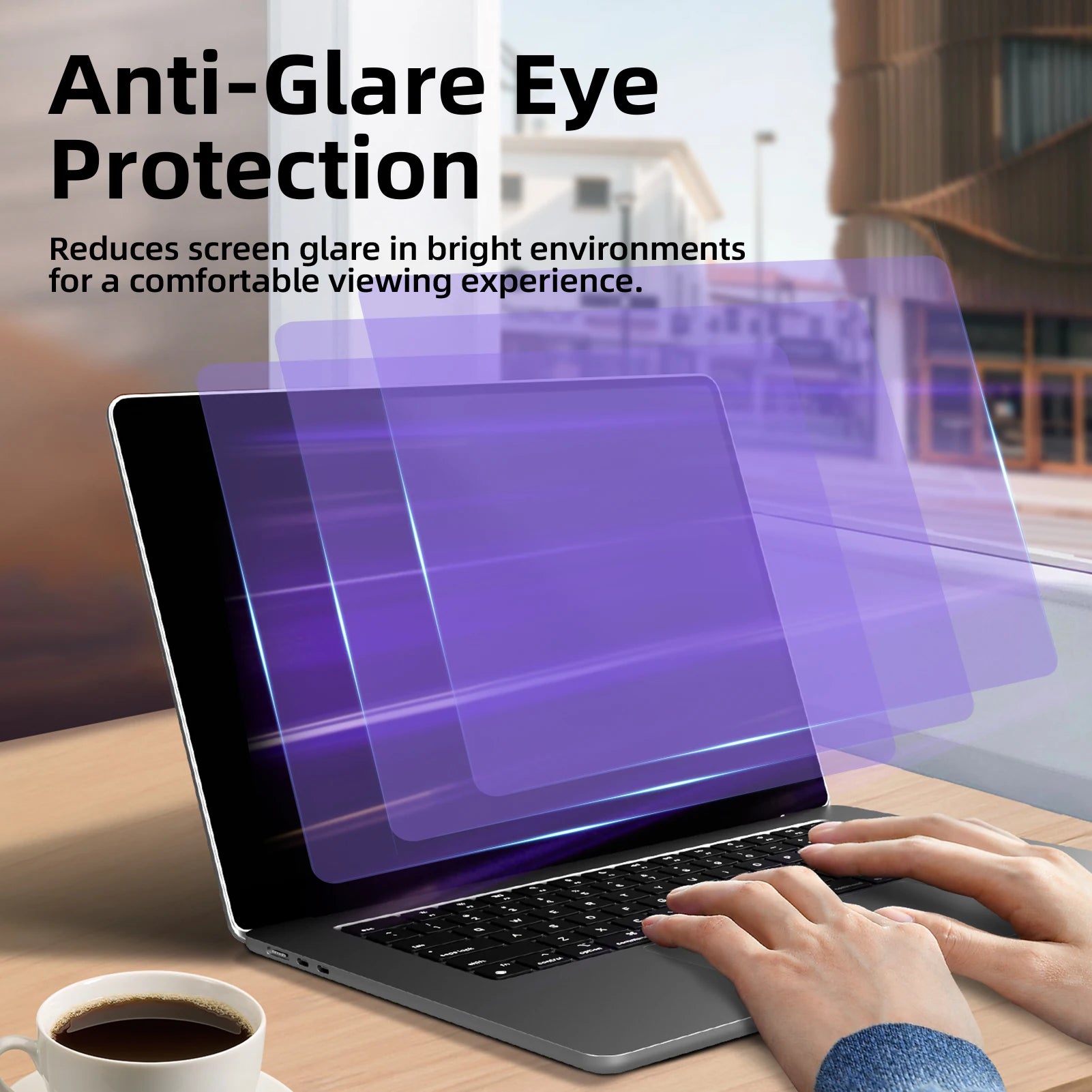 Reusable magnetic anti-peeping protector For MacBook Pro 15.3 2023 Air 15 2024 For MacBook Air 13.6 13.3 Pro 14.2 Anti-glare