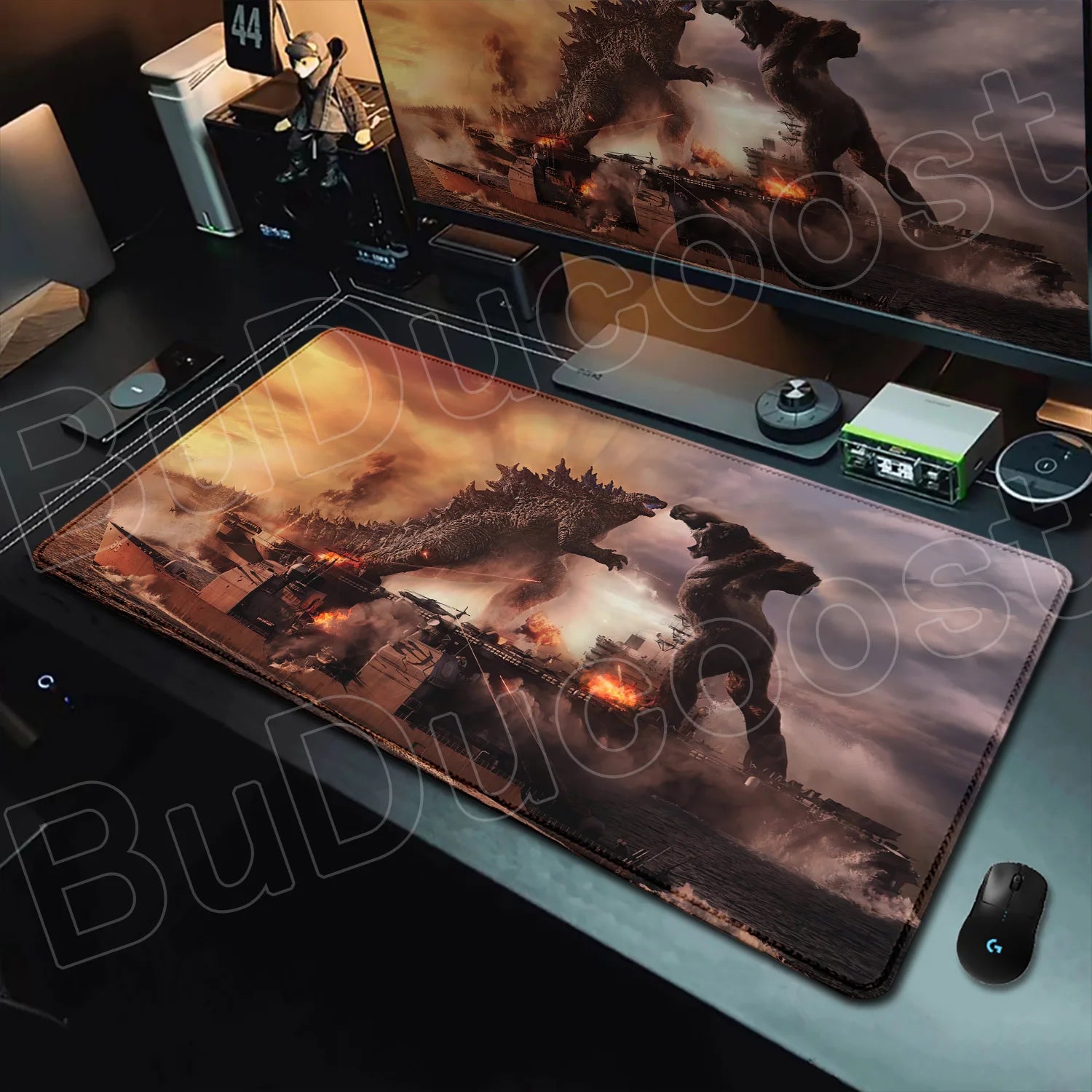 G-Godzillaes Mouse Pad Personalized Pattern 900x400mm XXL Lockedge Office Laptop Game Computer Desk Mat Table Keyboard Mouse Pad