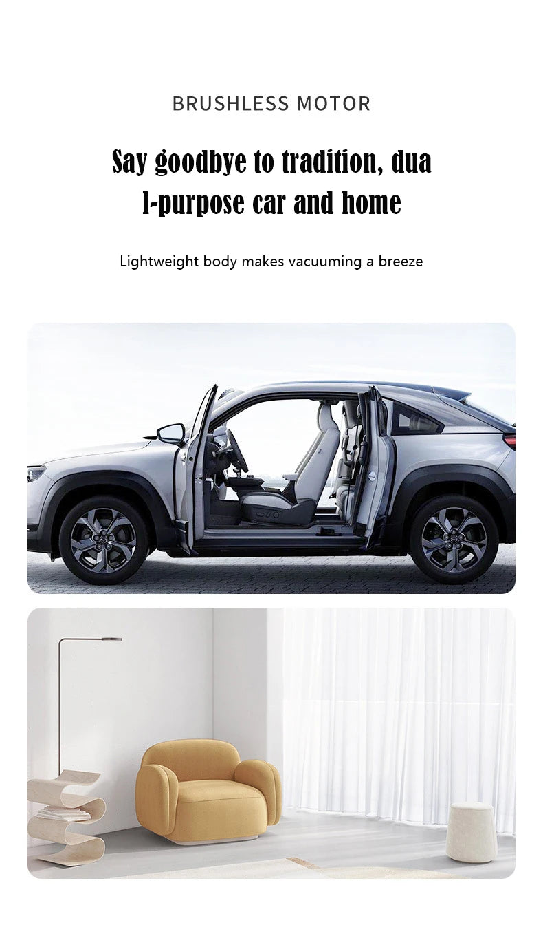 Mi 120000Pa Strong Suction Vacuum Cleaner Portable Handheld Mini Wireless Vacuum Cleaner Home Appliance For Car Home Office