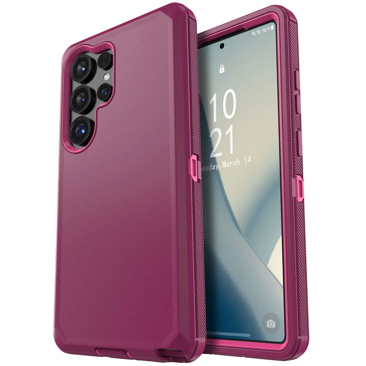 For Samsung Galaxy S25/S25 Plus/S25 Ultra/S25 FE/S25 Edge Phone Case Shockproof Heavy Duty Hybrid Rugged Cover With Belt Clip