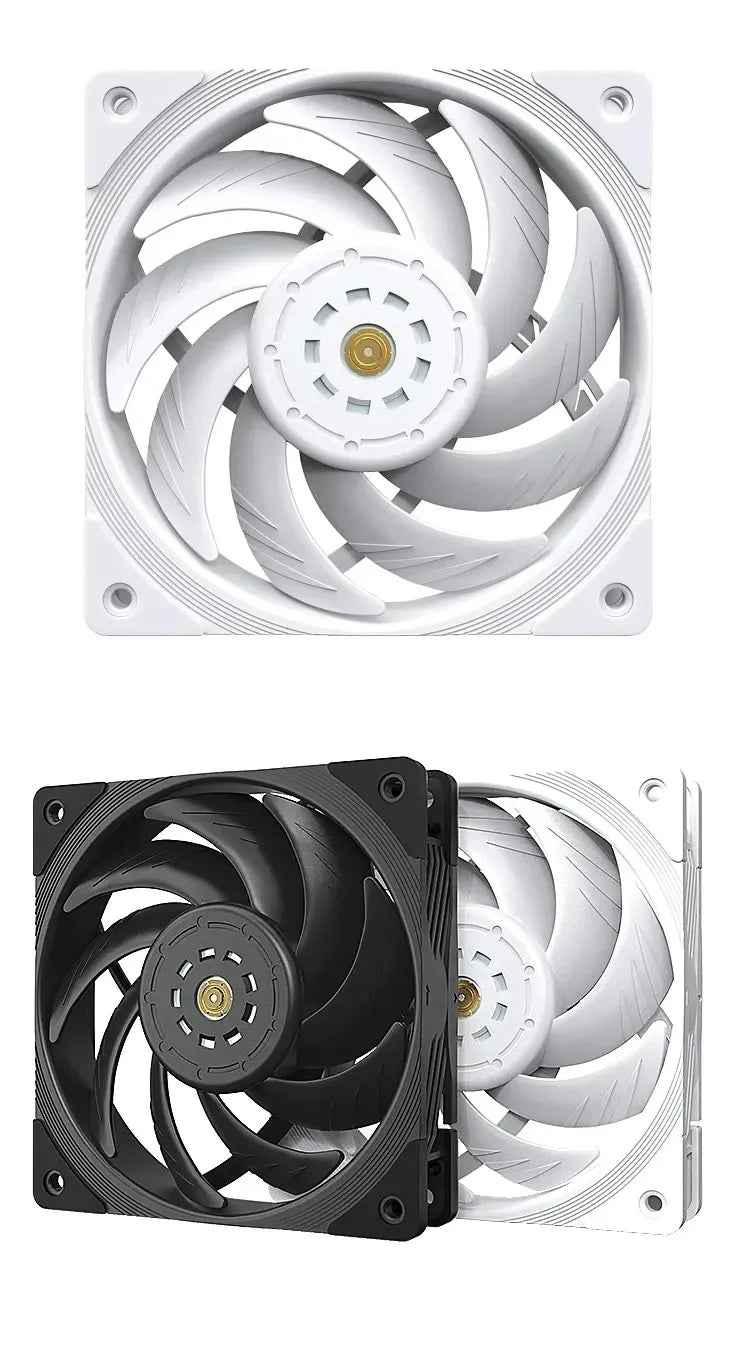 TEUCER T30 Computer Case Fan 12CM 4PIN PWM CPU Cooler Fan PC Case Silent Fan 120mm