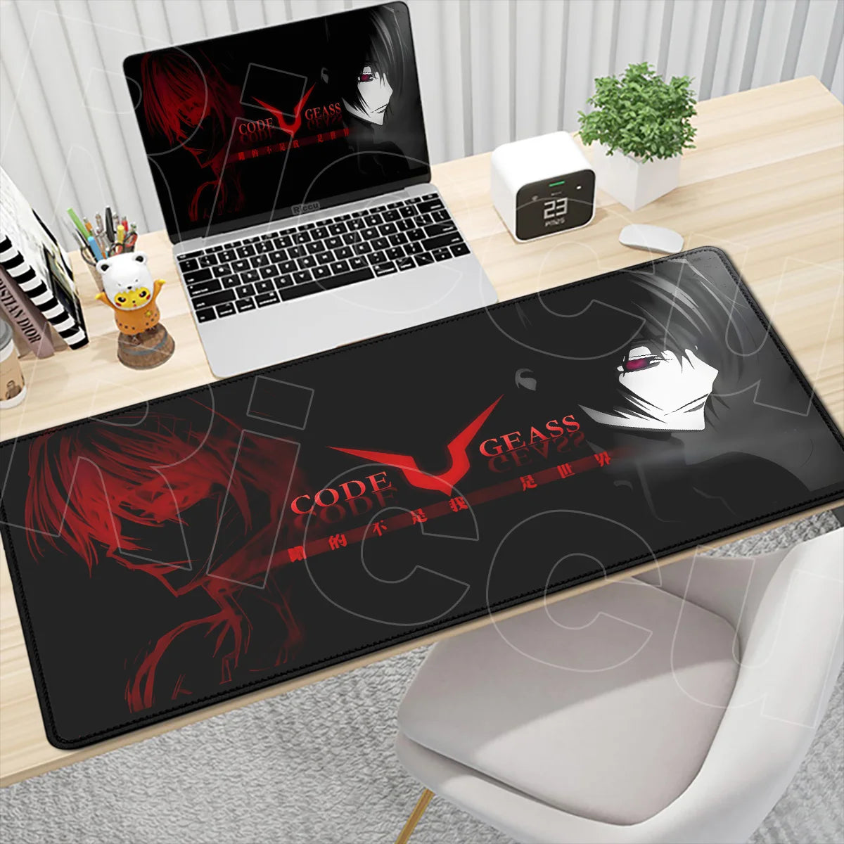 Code Geass Desk Mouse Pad XXL HD Printing Laptop Keyboard Mat Table Protector Carpet PC Gaming Accessories Lelouch CC Pretty Rug