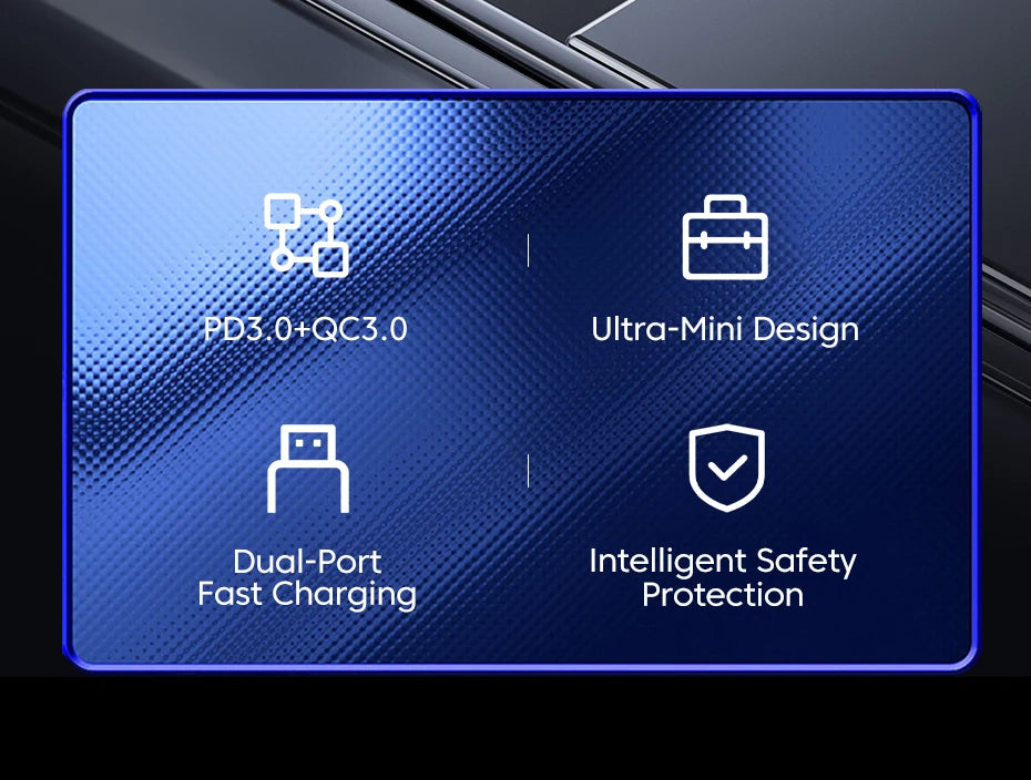 Toocki 50W QC PD 3.0 Car Charger Quick Charge 4.0 USB Type C Car Fast Charging For iPhone 12 13 14 Huawei Samsung Xiaomi POCO