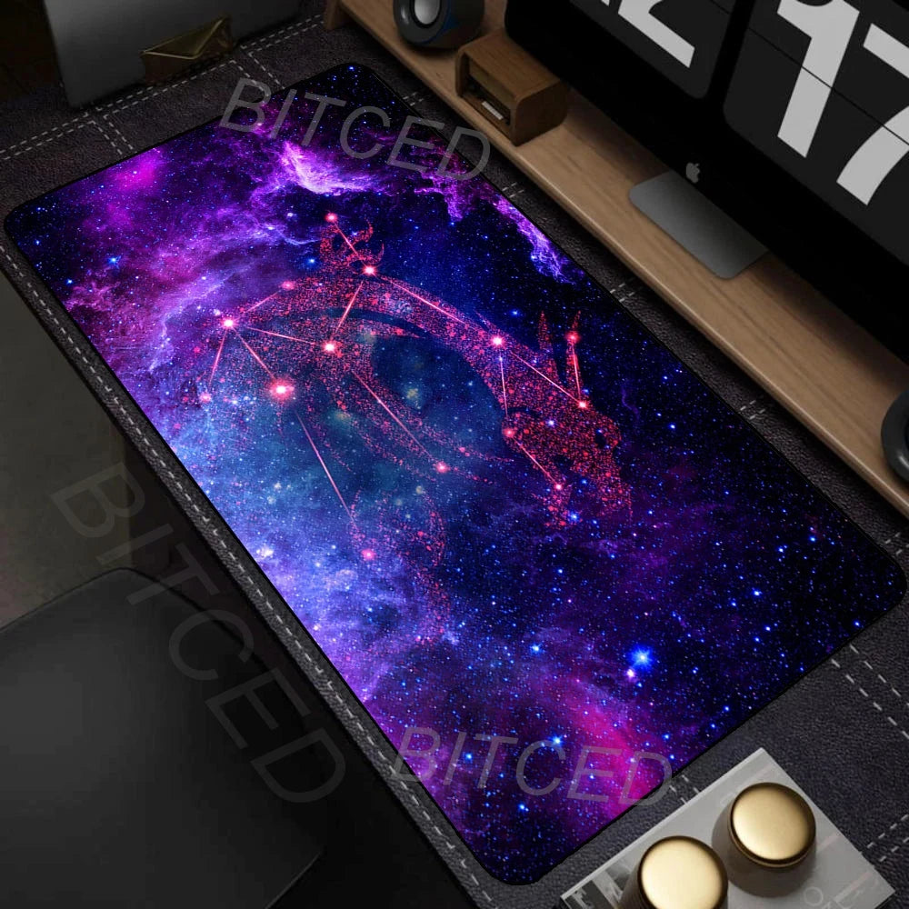 MSI Table Mat Mouse Pad Desk Mouse Pad Cute HD Desk Pad Extended Gaming Keyboard Mats Large XXL Gamer Mousepad 90x40