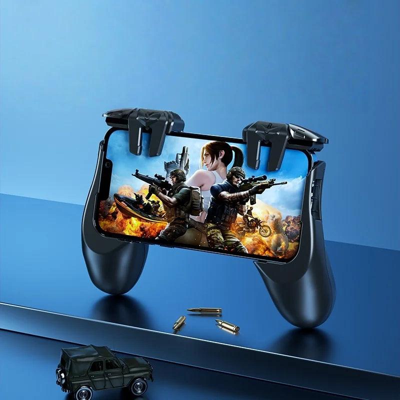 The G21 mobile game trigger is an ergonomic retractable gamepad with auxiliary buttons and mechanical buttons for mobile games