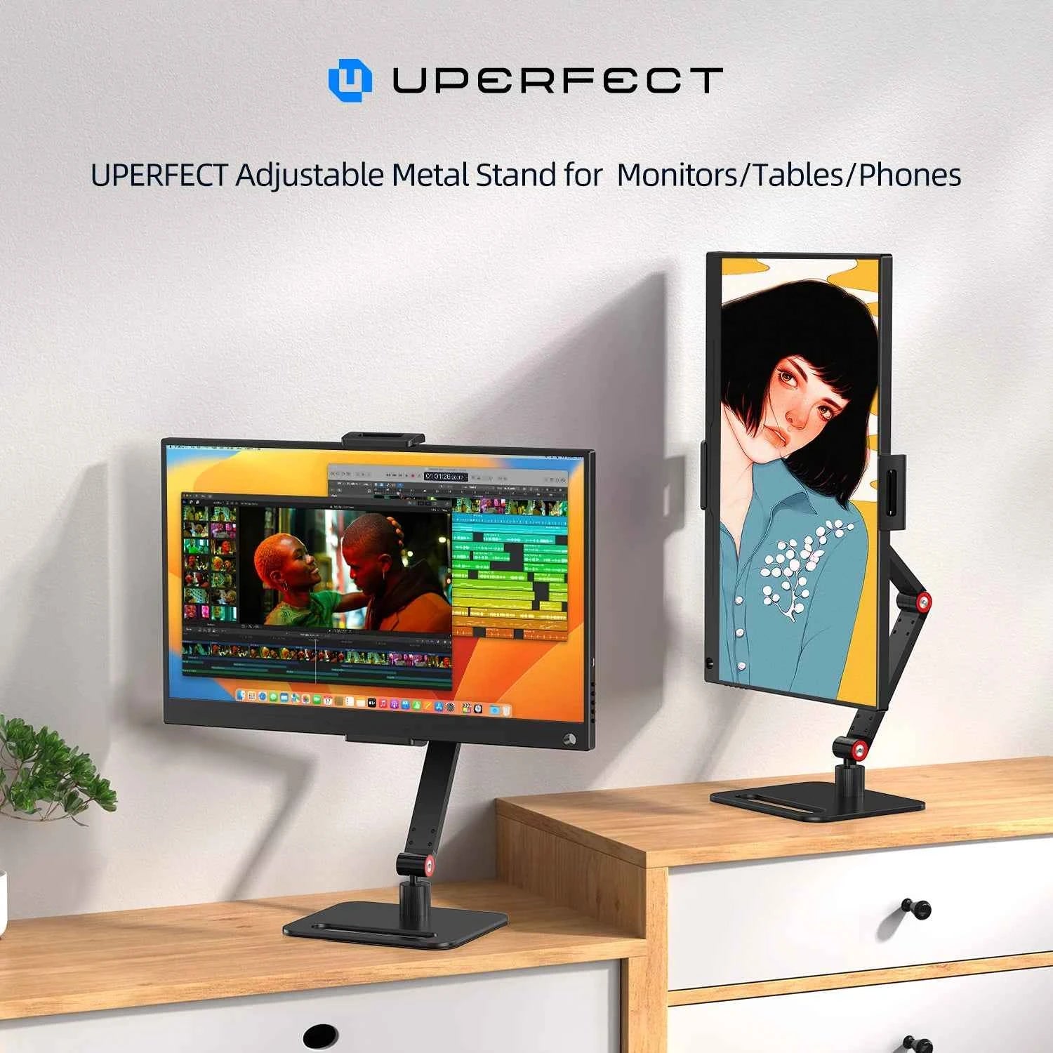 UPERFECT Ustand D9 Flexible Steel Spring Clip For 13.3-17.3