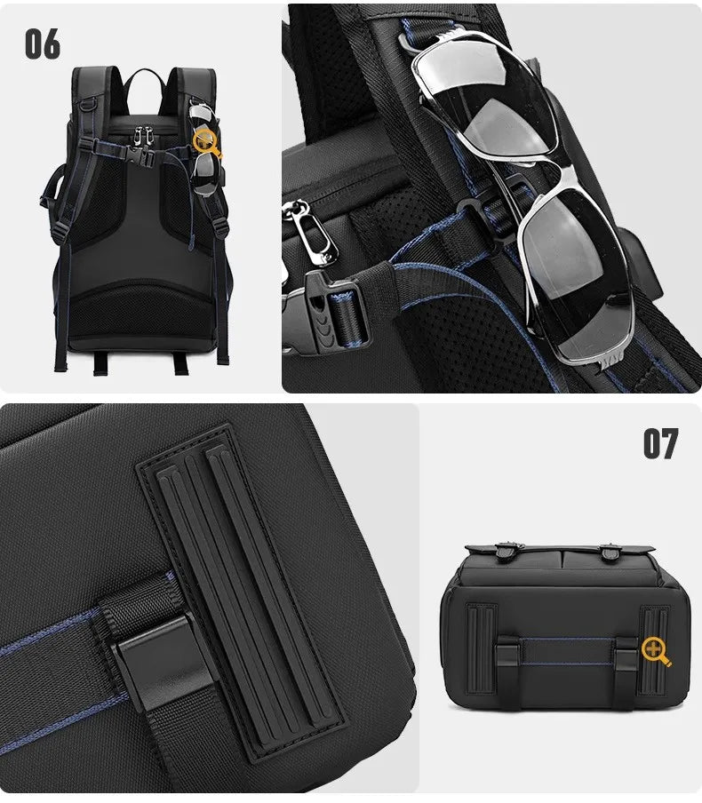 Camera bag - Large capacity double-shoulder photography bag - Camera backpack - Travel and outdoor photography bag