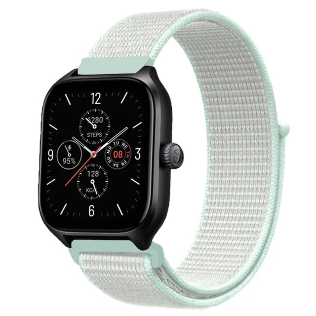 Nylon Loop Band For Amazfit GTS 4/3/3pro/2e/GTS 2 Mini/GTR 4 47mm/GTR 2/Stratos 2 3 Strap For Amazfit Bip 3 Pro Correa
