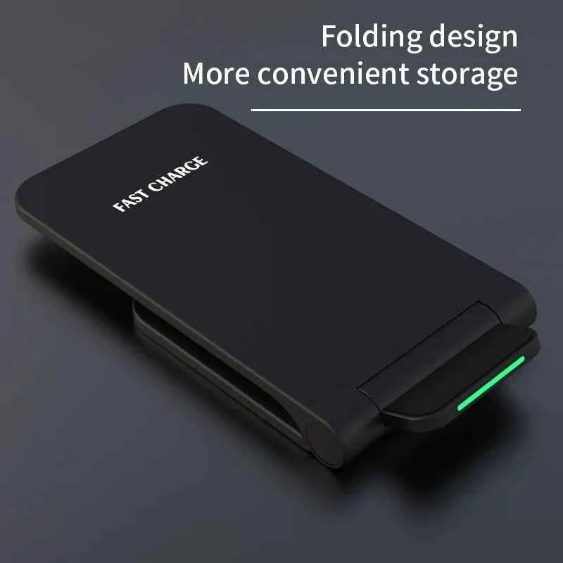 65W Wireless Charger Stand Pad For iPhone 15 14 13 12 11 Pro X XS Max XR 8 Samsung Xiaomi Induction Fast Charging Dock Station