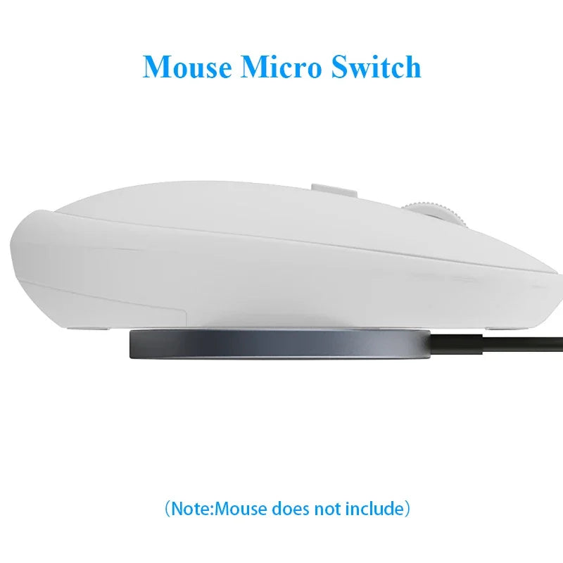 Laptop Screen Anti-Sleep Mouse Jiggler Undetectable Automatic Running Mouse Mover Portable with Timer Mouse Wiggler