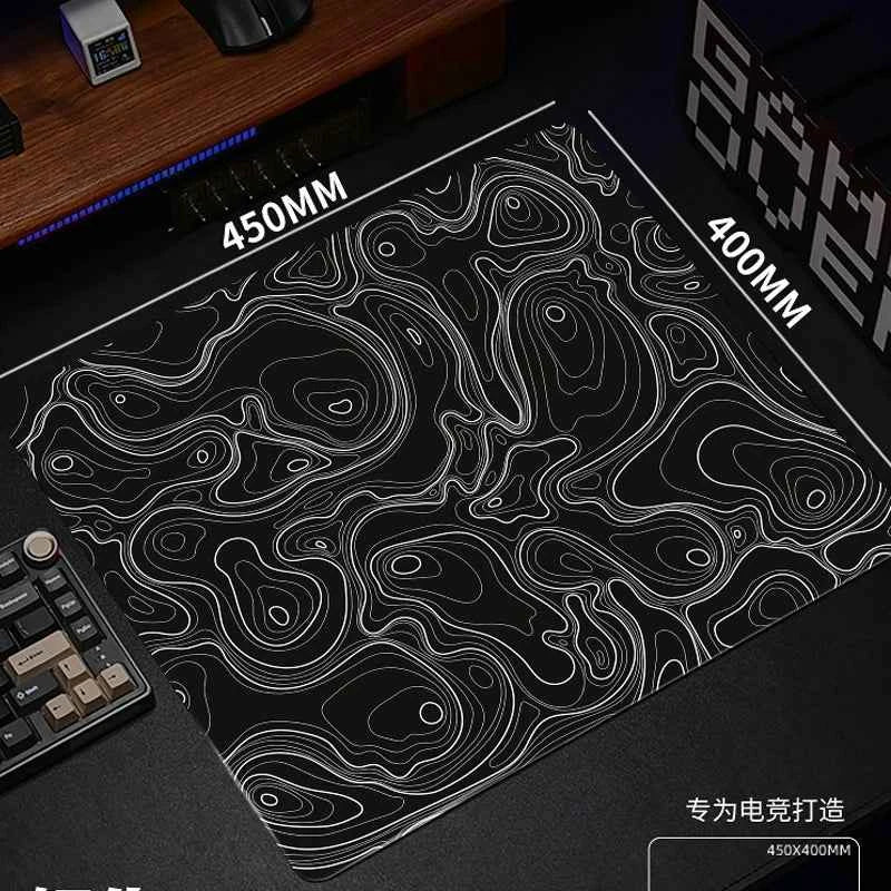 Photovoltaic Glass Gaming Mouse Pad XXL Large Size Tempered Surface for FPS eSports Ultra-Smooth Glide Professional Desktop Mat