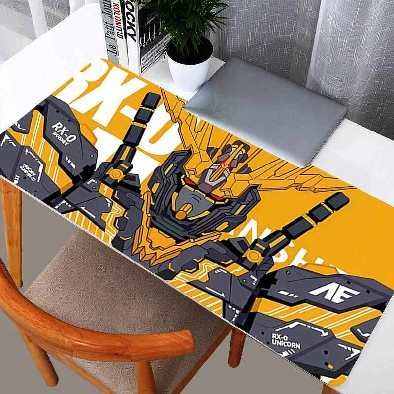 Mouse Pads Gundam Computer Varmilo Keyboard Mouse Pad Anime Gaming Accessories Table XXL Gamer Carpet Desk Mat  Mousepad