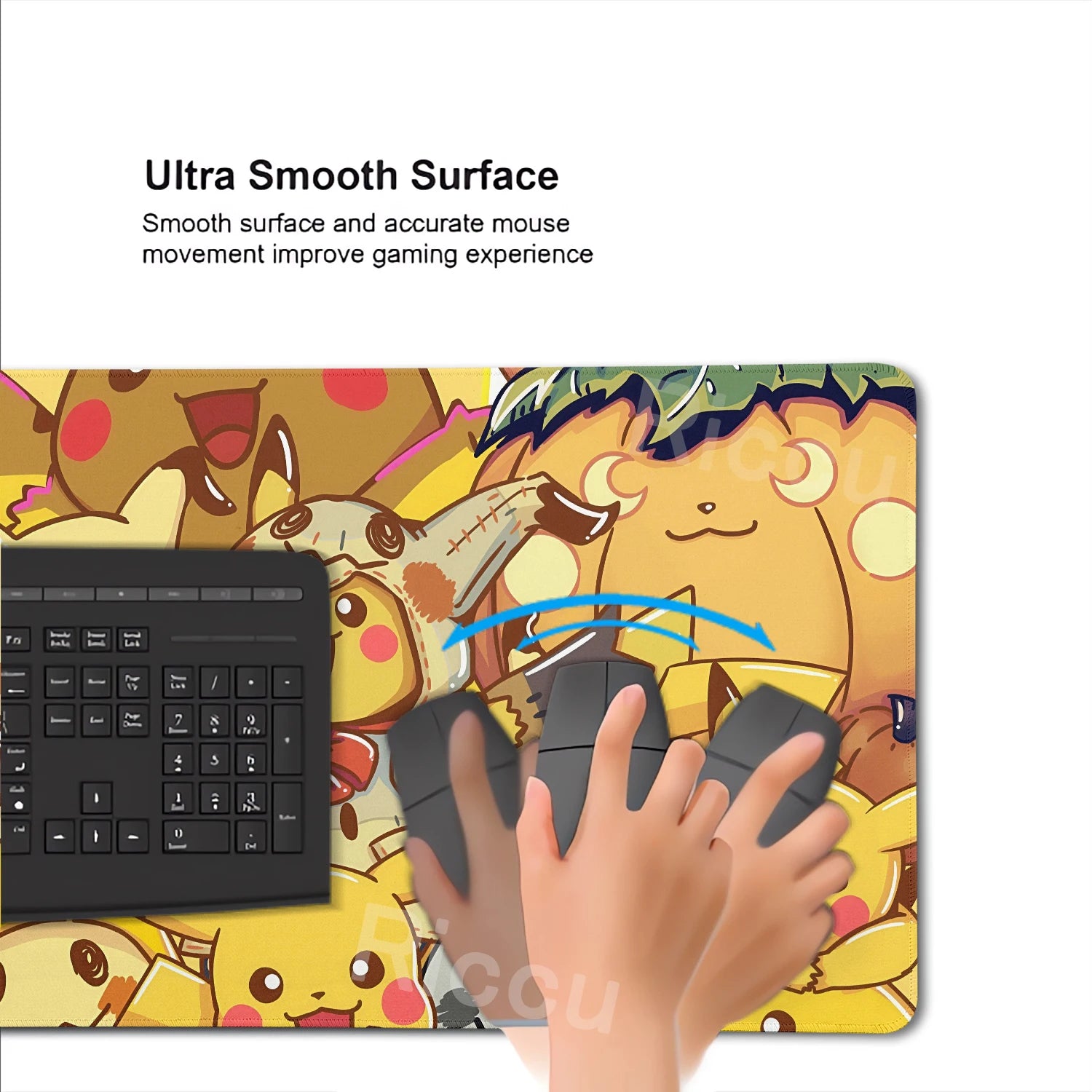 XXL Mousepad Laptop Japan Cool Anime Mouse Pad Large pokemon Mimikyu Gaming Mat Gamer PC Cabinet Keyboard Rug Desk Accessories