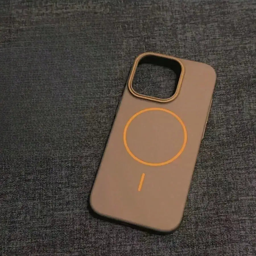 Ultra thin color blocking phone case, magnetic wireless charging, compatible with iPhone 17E, 16, 15, 14, 13 Pro Max