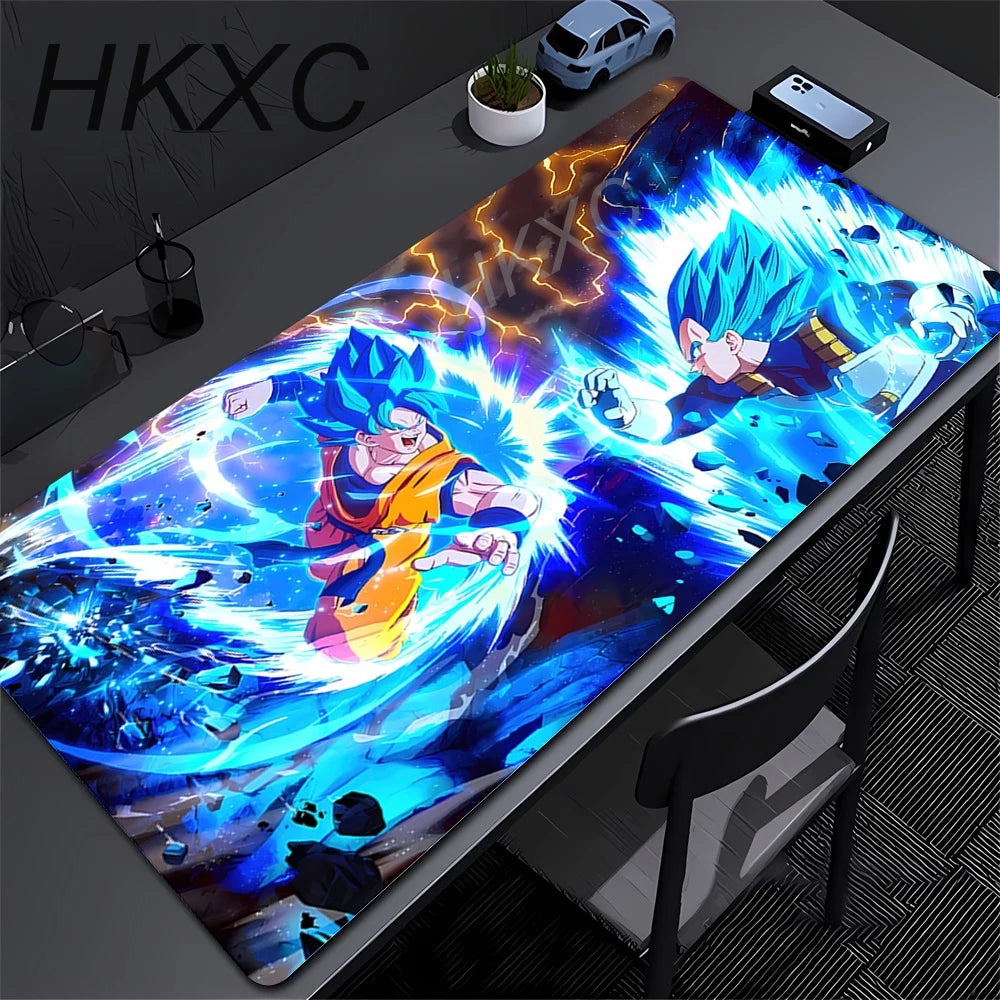 XXL Mouse Pad Anime Dragon Ball Z Kawaii DBZ Desk Mat Girl Gabinete Gamer Computer Desk Mat Keyboard Gaming Accessories Mousepad