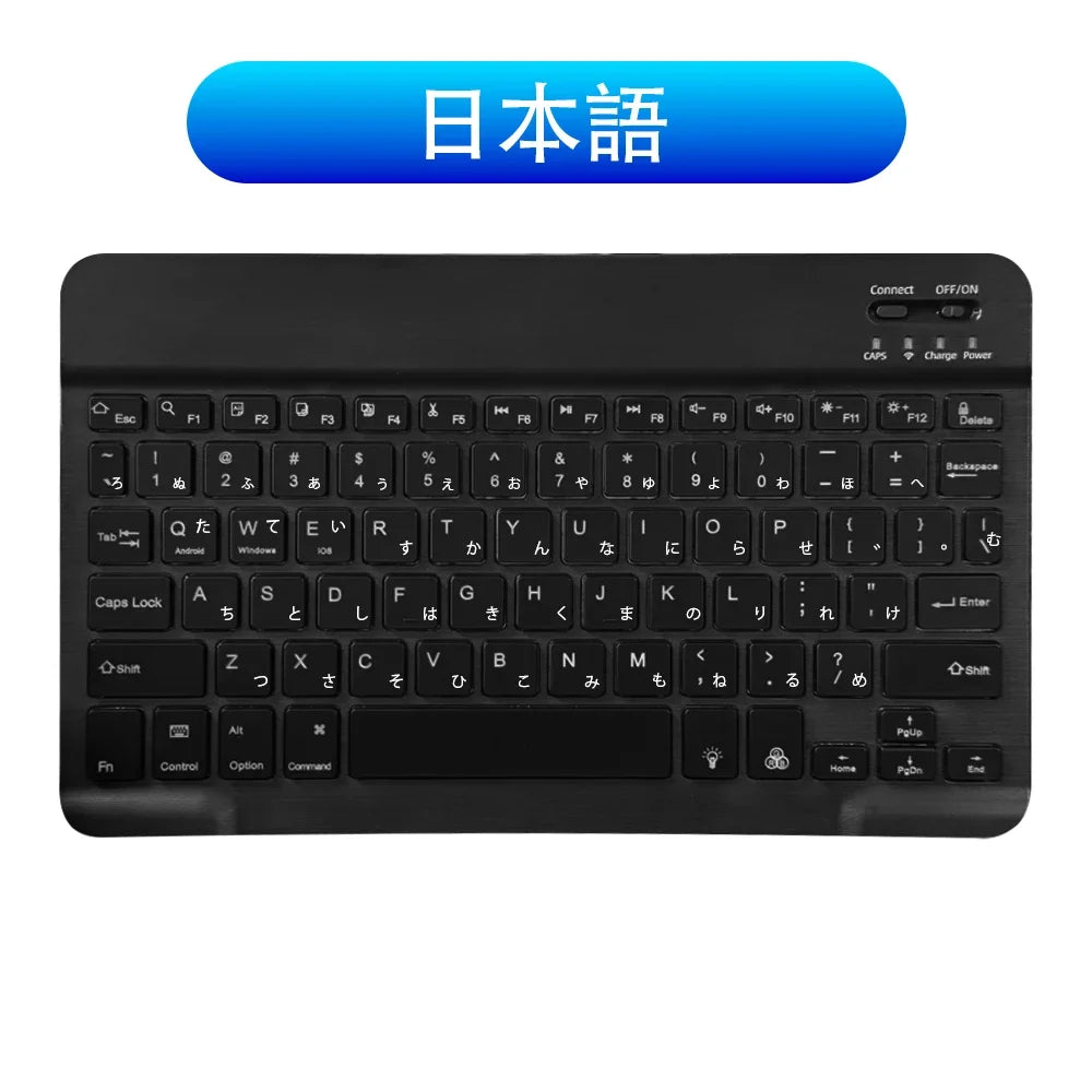 2026 Portable Bluetooth Backlit Keyboard For Xiaomi iPad / iOS Android Windows Tablet Phone Wireless Keyboard With Mouse Spanish