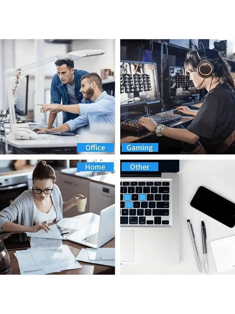 XXL Desk Mat HD Printed Non-Slip Washable Mousepad Soft Rubber Surface For Gaming Office