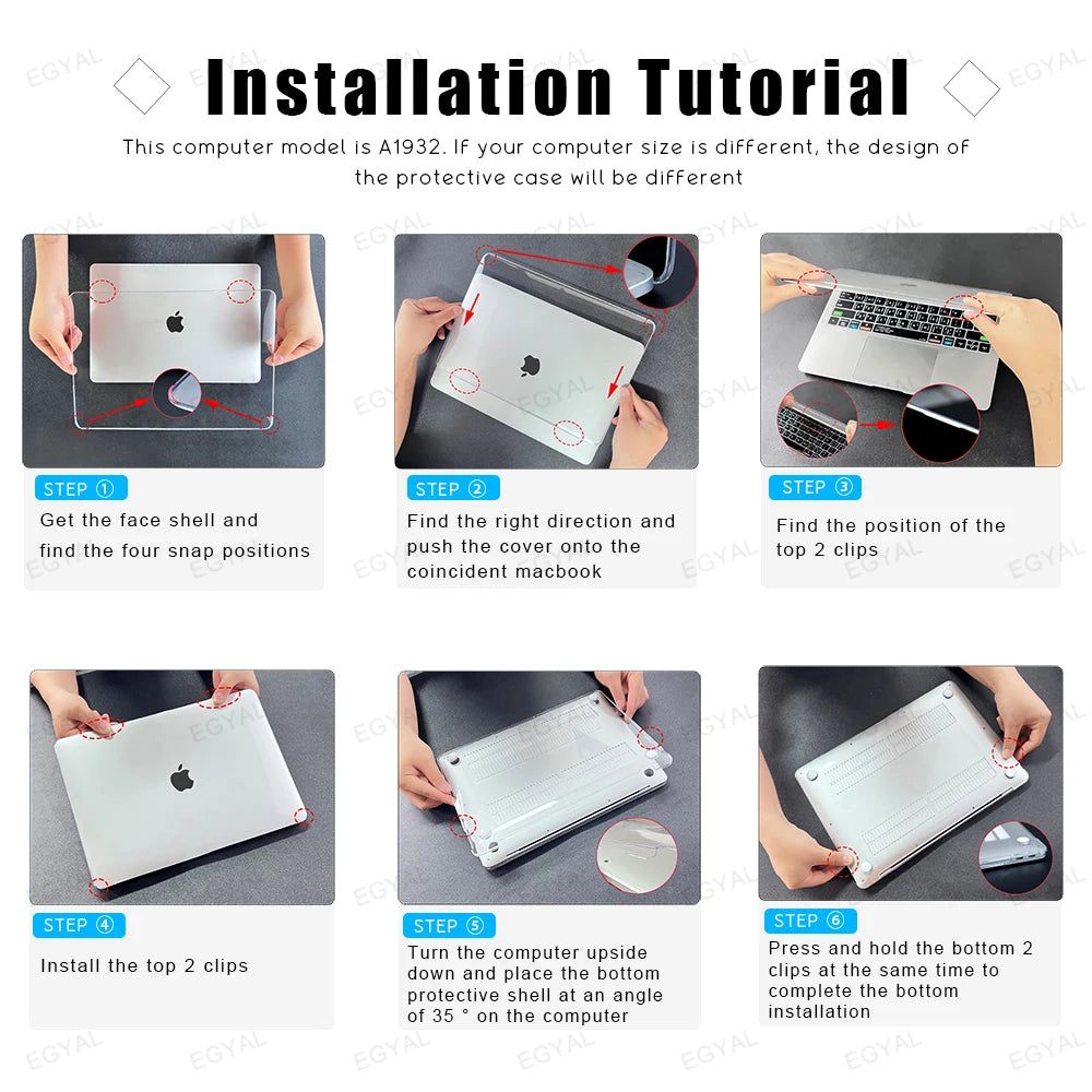 Laptop Case for MacBook Air/Pro 13–16 Inch (M1–M5, A18 Pro) – Protective Cover Sleeve for MacBook Air 13.6” 15.3” & Pro 14” 16”