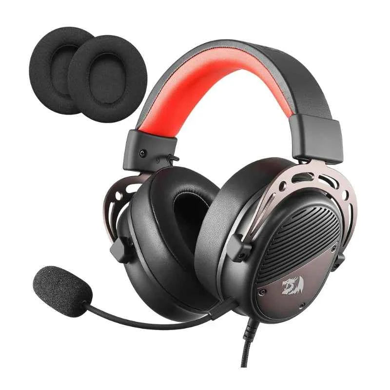 Redragon H730 USB Wired Gaming 53mm Drivers, 360° Spatial Sound, Detachable Noise-Canceling Microphone Headset
