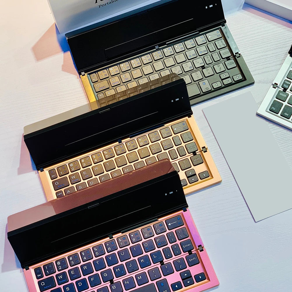 Wireless Folding Keyboard BT 5.1 Numeric Keypad for IOS Android Windows for Ipad Tablet Portable Mini Digital Keypad