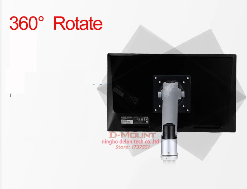 DL-7013 17-32' Mechanical Spring Aluminum Steel LCD Monitor Mount TV Wall Bracket Mount Long Arm 840mm 2-10kg VESA 100x100