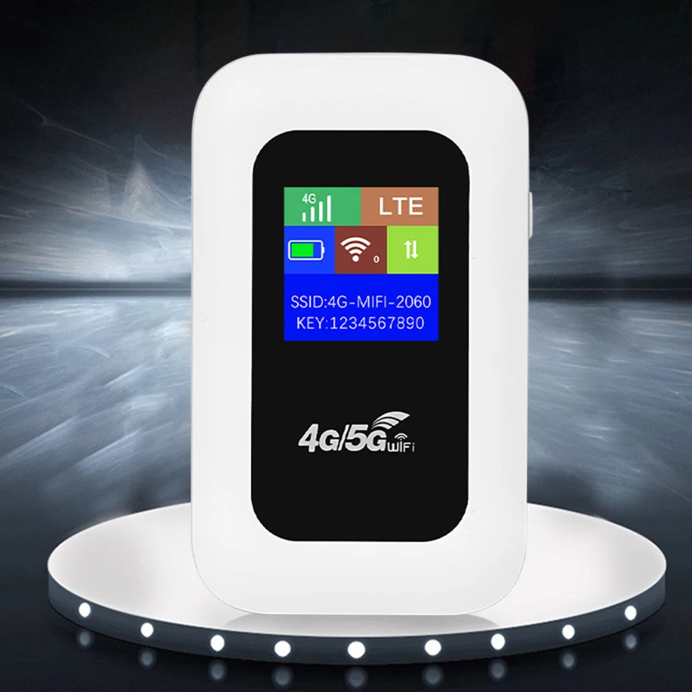 4G LTE Mobile WiFi Router with SIM Card Slot 150Mbps Wireless Router Repeater Mini Outdoor Hotspot for Home Office RV Camping