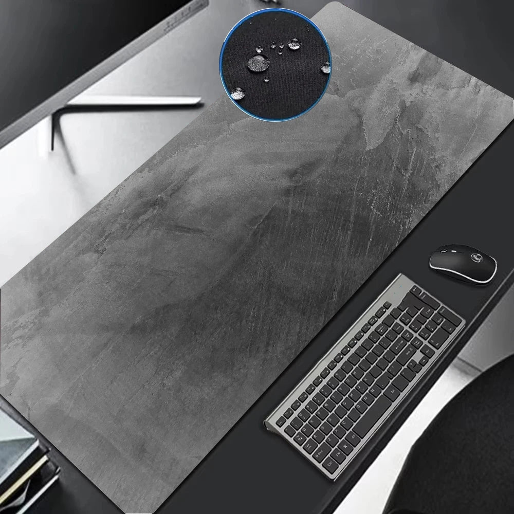 900x400 Gray Textured Tarpaulin Mouse Pad Waterproof Mat Gaming Accessories Control MousePad Gamer Water Proof Cloth Desk Mat