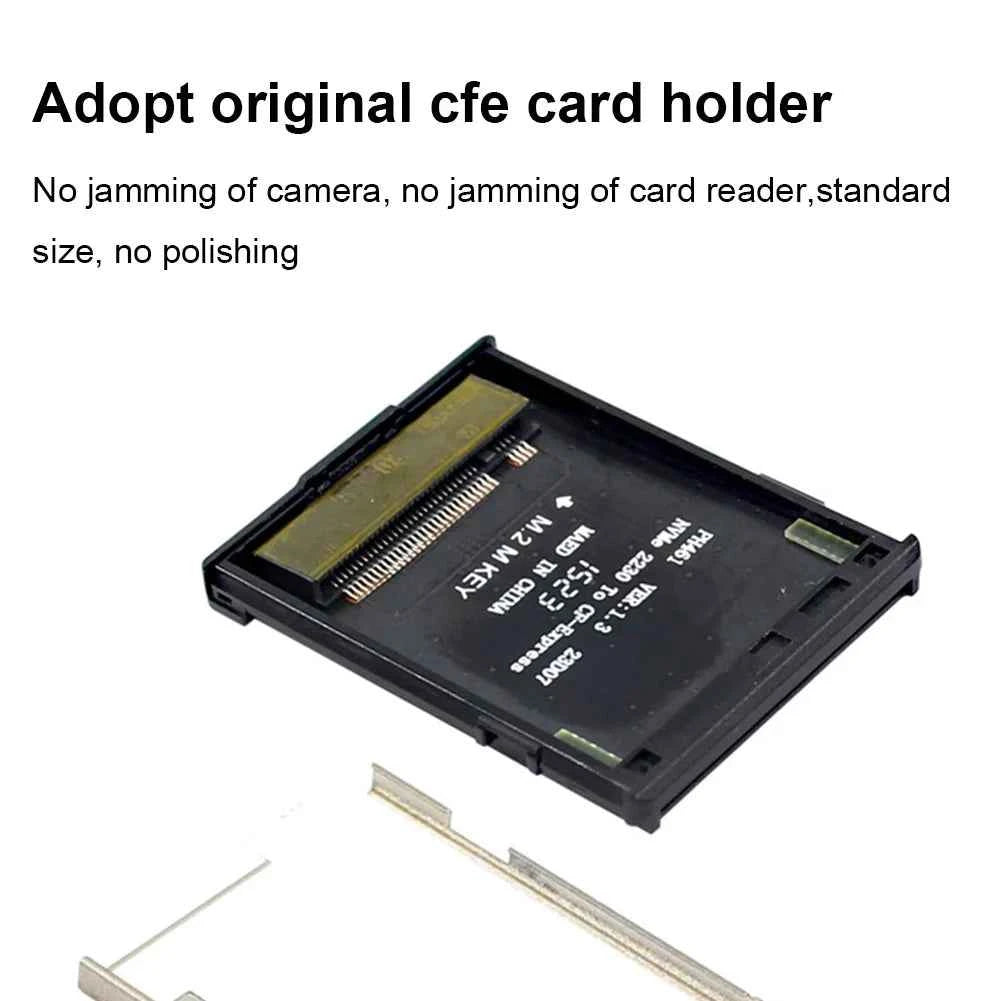 CF-Express Type-B to M.2 NVMe 2230 M-Key SSD Adapter PCIe 4.0 Expansion Memory CFexpress Card For Camera Photography Studio