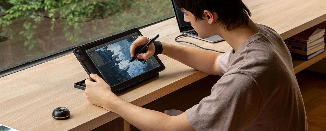 Huion Kamvas 13 GEN3 Graphics Tablet with Screen 13.3 Inch Monitor 16K Levels PenTech4.0 Digital Pen Display for Drawing Design