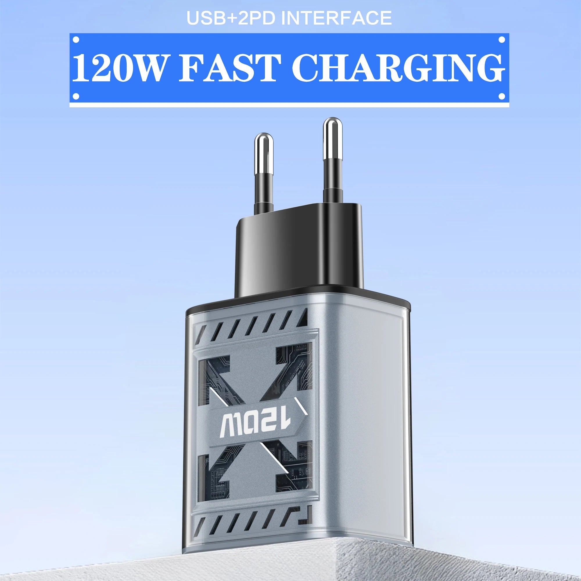 Multi Ports 120W Type C USB Fast Charging Charger Mobile Phone Adapter For iPhone Samsung Huawei Xiaomi PD Quick Charge Charger