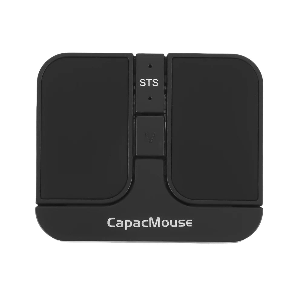 Portable Silent Mouse 3 Mode BT 5.2/2.4G/USB Mini Capacitive Mouse 3 Adjustable DPI Rechargeable with USB Receiver for Laptop PC