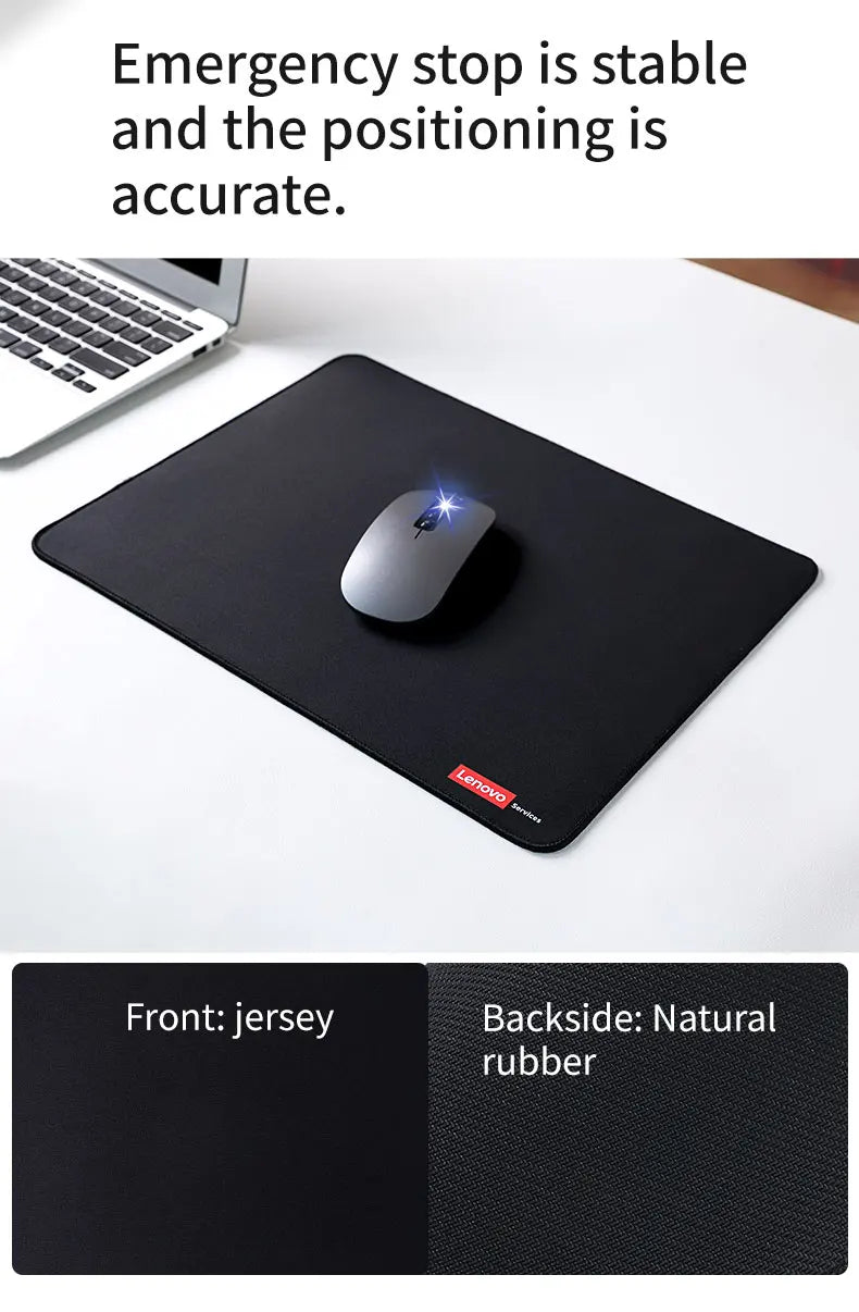 Lenovo E-Sports Gaming Extra-Thick Gaming Mouse Pad Portable Office Keyboard Desk Protector Computer Stain-Resistant Desk Pad