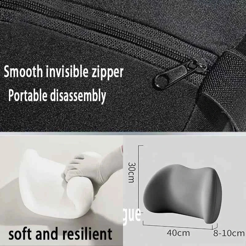 Lumbar Support Cushion Sleep Lumba Pillow Ergonomic Office Chair Backrest Chiropractic Pillow Car Cushion Back Support