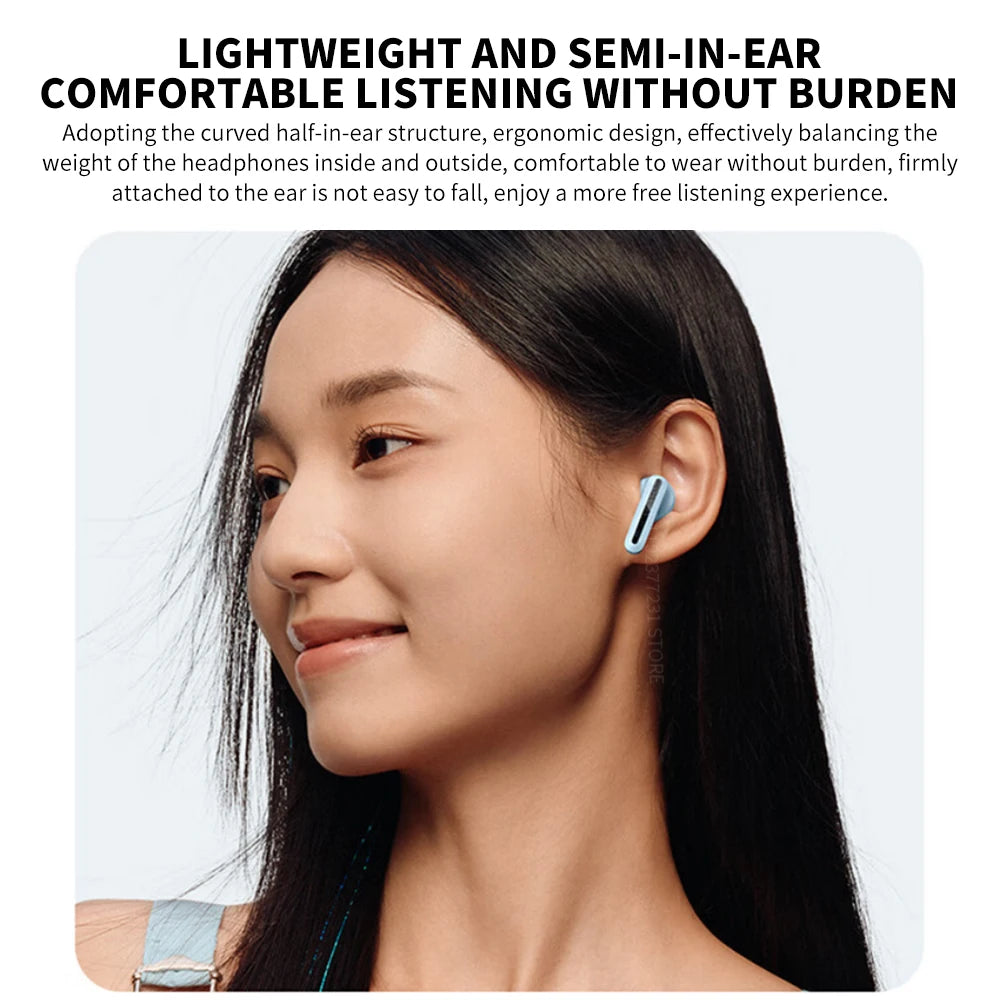 New Redmi Buds 6 Vitality Edition Bluetooth 5.4 Noise Reduction Earphone 30H Battery Life 5 Tuning Modes Wireless Headset