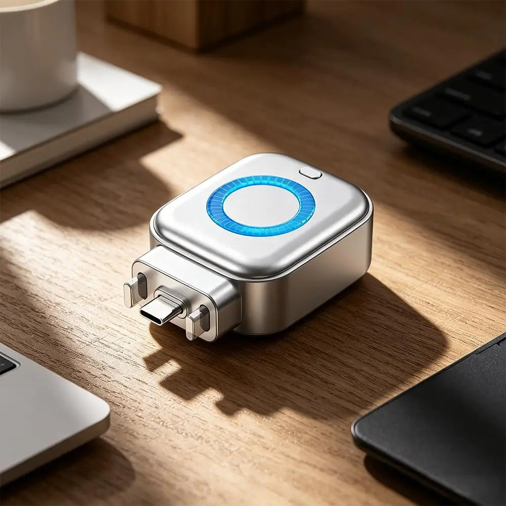 AI Smart Charging Disconnect Adapter Auto Power Off When Fully Charged 140W Type C Fast Charger Battery Protector
