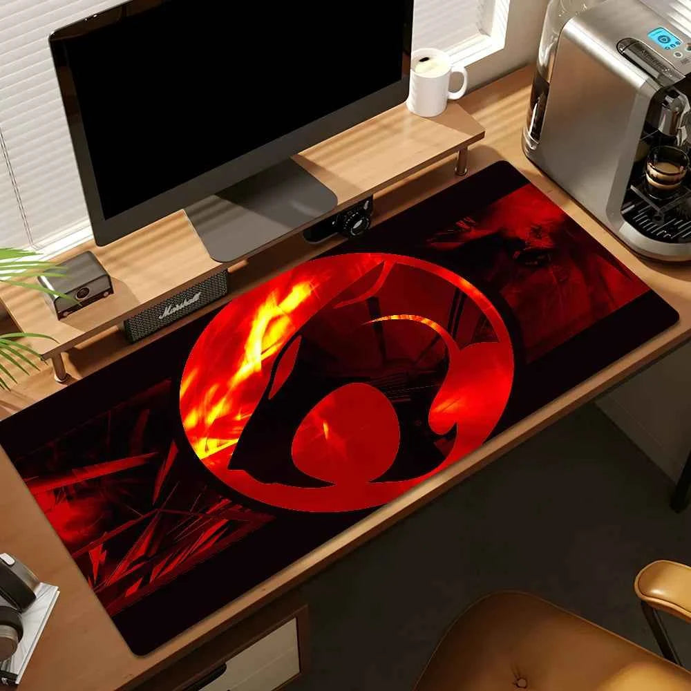 Mouse Pad Anti-fray Home Custom Ergonomic Office Rubber Large Fiction Science ThunderCats Desk Cartoon Mat Keyboard PC Non-slip