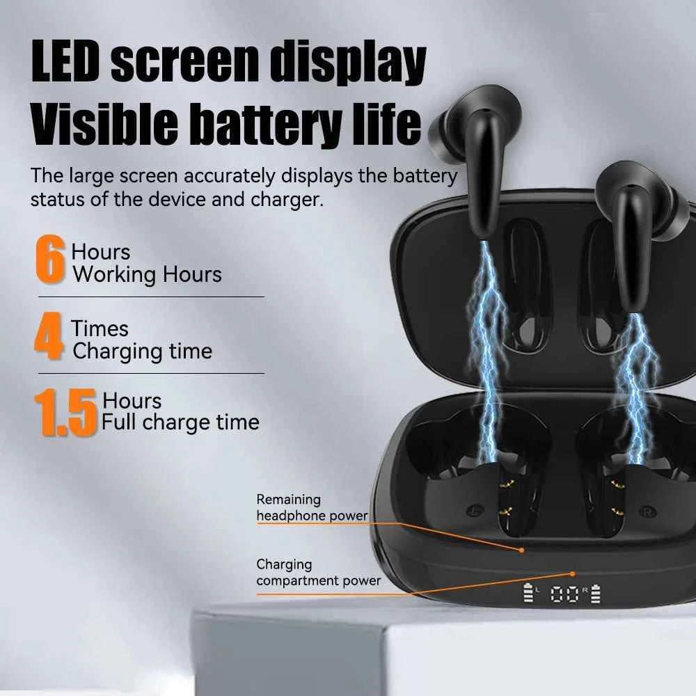 ITE Hearing Aids Rechargeable,Bluetooth Hearing Aids for Seniors with Smart App Enabled Call iOS/Android,Authentic Sound Quality