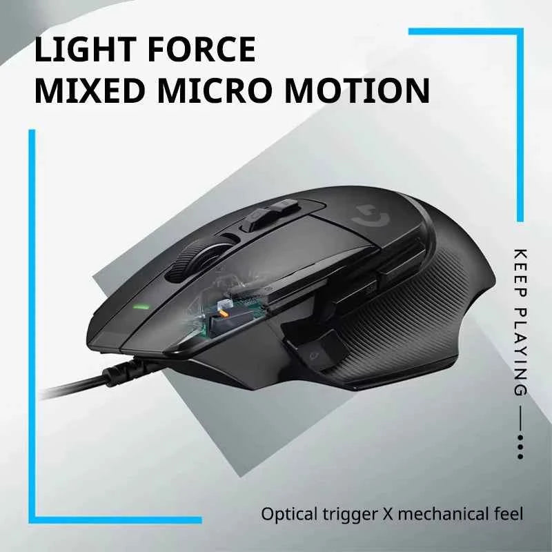 Logitech G502 X Wired  Lightspeed Sensor Gamer RGb Gaming Mouse Hybrid Mice Game Long Battery Life 25600 Dpi Original