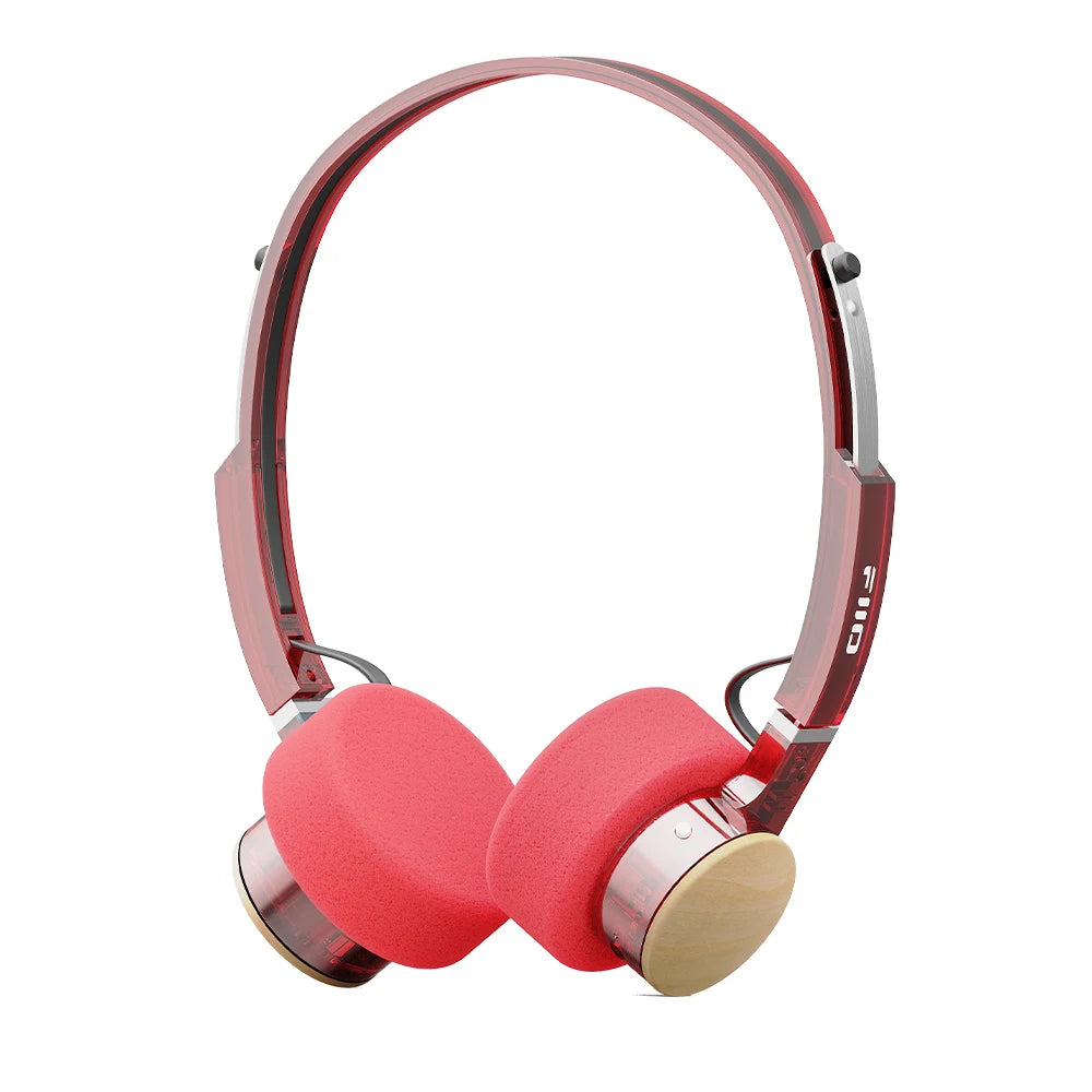 FIIO EH11 On-Ear Bluetooth Headphones, Powerful Bass & LDAC Hi-Res Audio, Lightweight Retro Design, 30H Battery, Dual Device & A