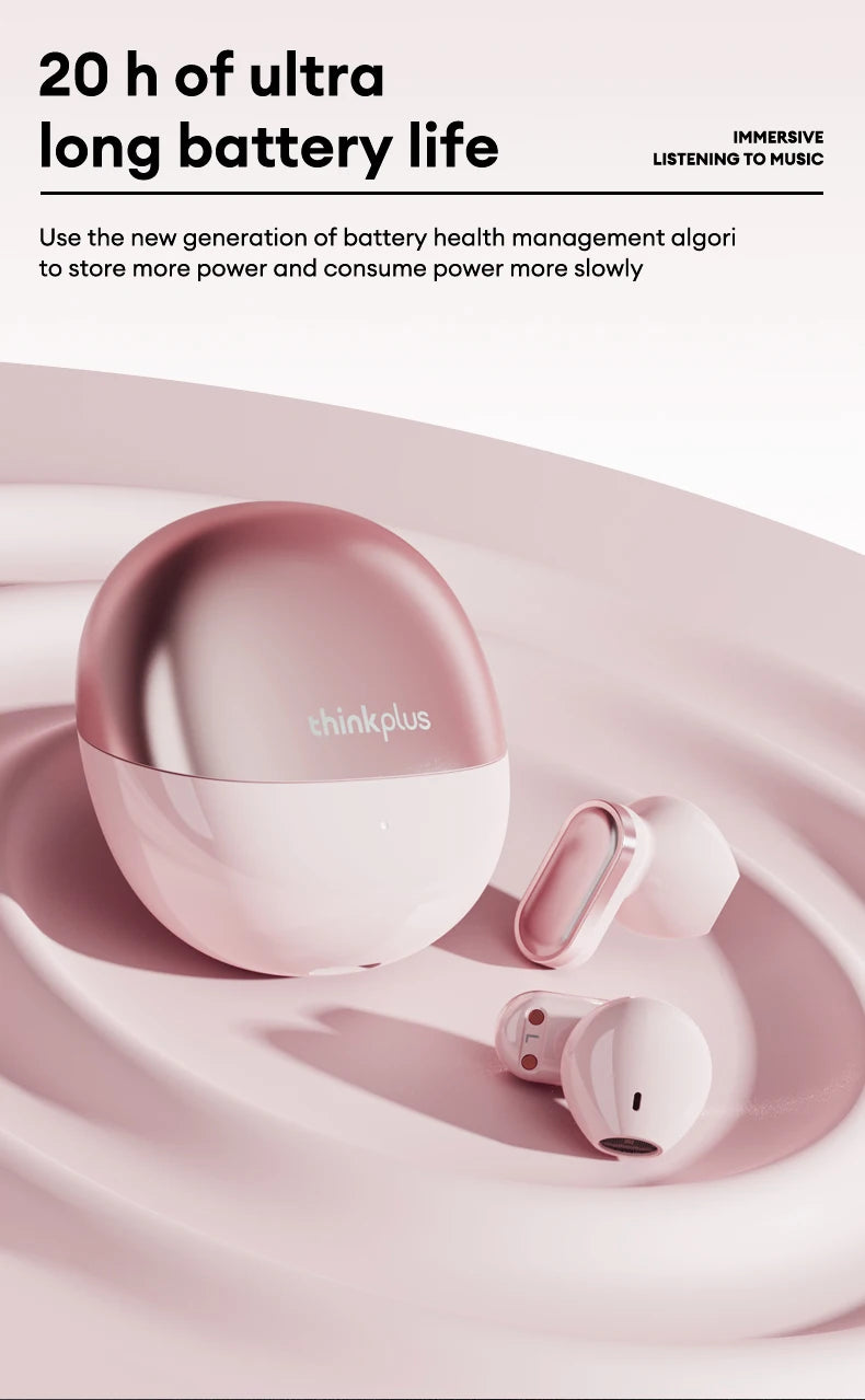 Original Lenovo LP19 PRO TWS Wireless Upgrade Bluetooth Earphones HiFi Sound Music Touch Earbuds Long Standby Gaming Headset New