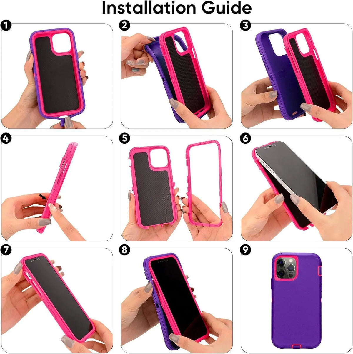 Military Armor OTT For Magsafe Charge Case For Samsung S26 Ultra S25 S24 S23 S22 Plus FE Edge Hard PC+TPU Clip Bracket  Cover
