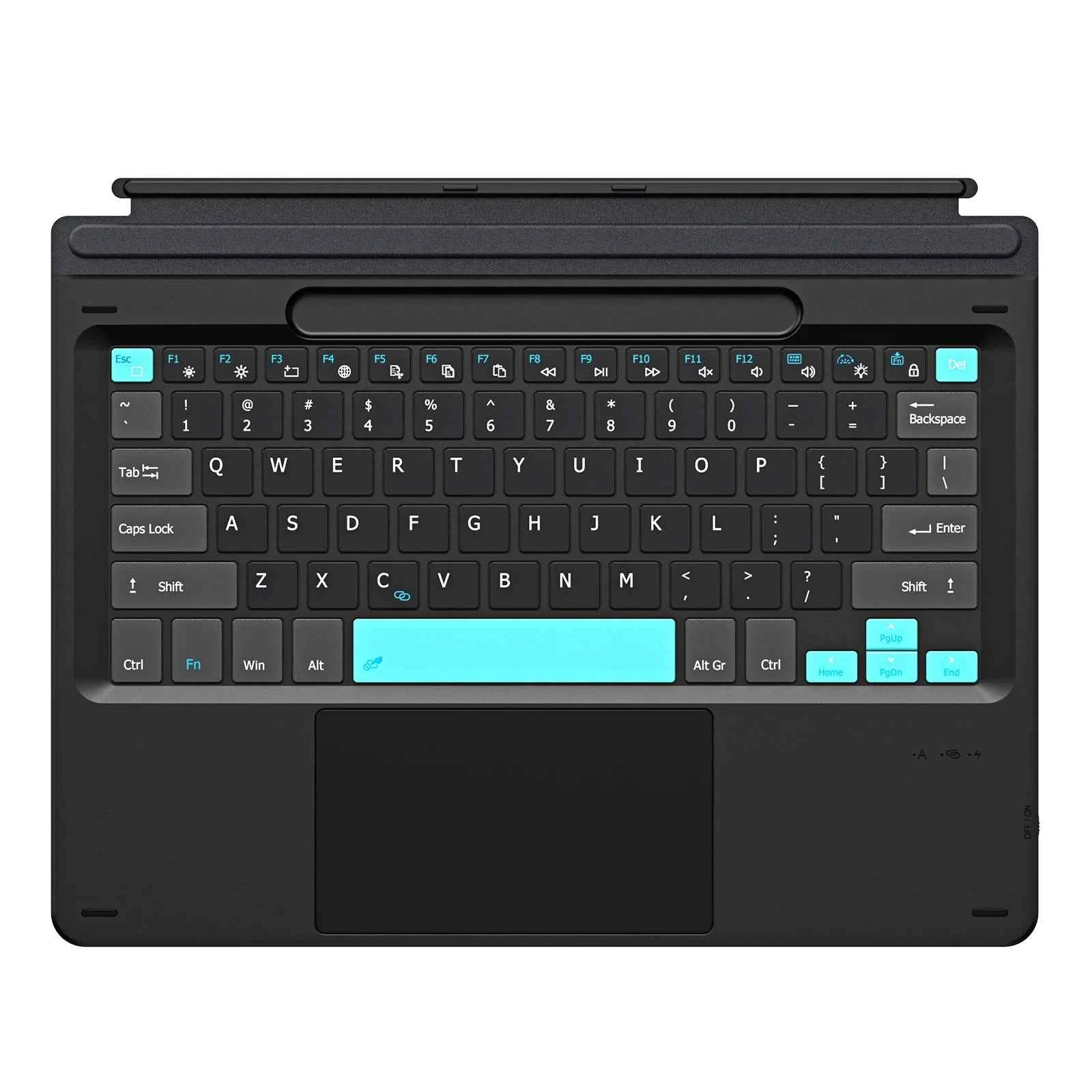 DUXDUCIS Bluetooth-Compatible Magnetic Ultra-Slim Keyboard For Microsoft Surface Pro 8/9/X/10/11 with Touchpad Backlight