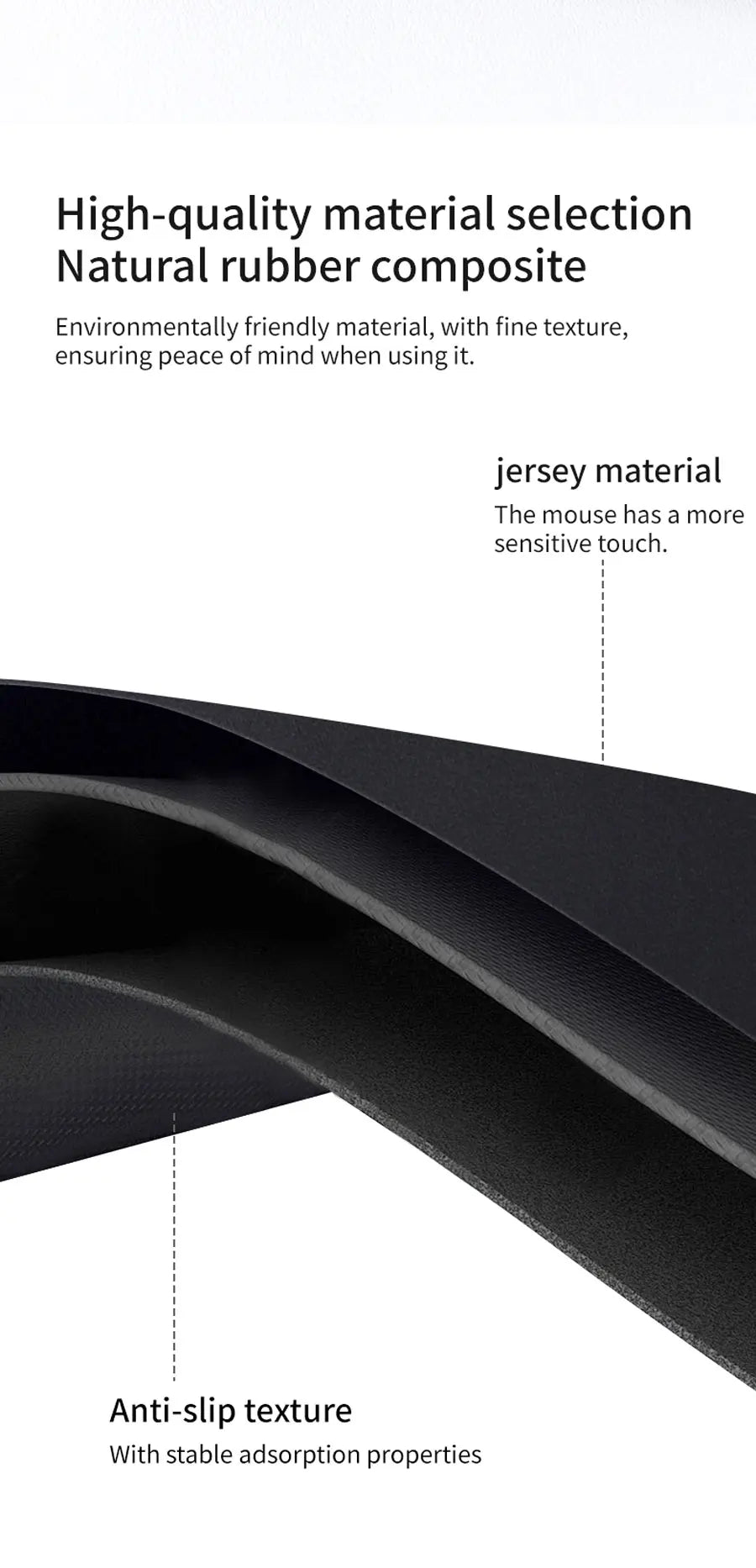 Lenovo E-Sports Gaming Extra-Thick Gaming Mouse Pad Portable Office Keyboard Desk Protector Computer Stain-Resistant Desk Pad