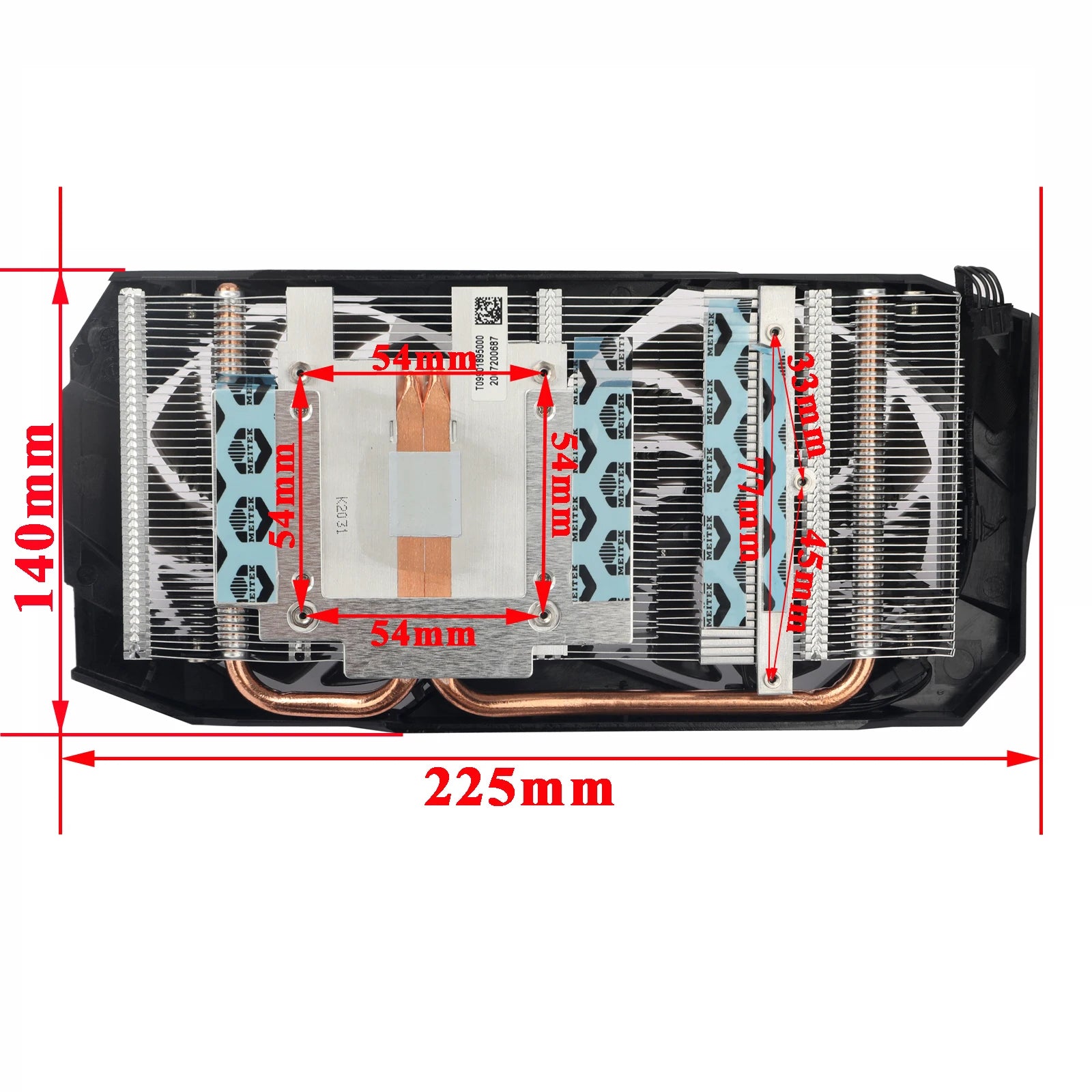88MM T129215SU RX5600XT Graphics Card Cooling Heatsink For Gigabyte RX 5600 XT WINDFORCE Graphics Card Replacement Heat Sink